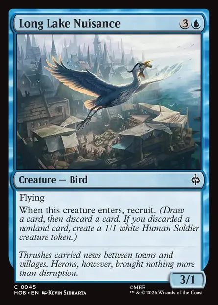 Long Lake Nuisance, Magic card HOB 45 — The Hobbit set