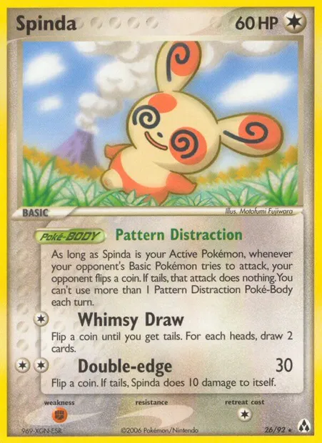 Spinda, Pokémon card LM 26 — Legend Maker set