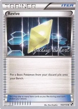 Revive, Pokémon card WCD12 102-2 — World Championship Decks 2012 set