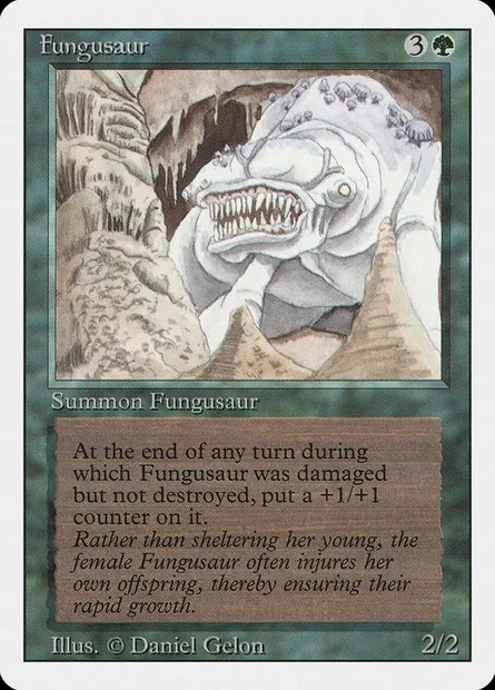 Fungusaur, Magic card 3ED 197 — Revised Edition set