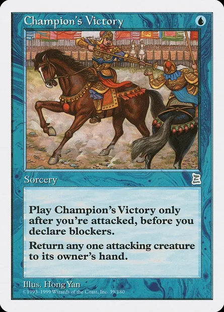 Champion's Victory, carte Magic PTK 39 — extension Portal Three Kingdoms