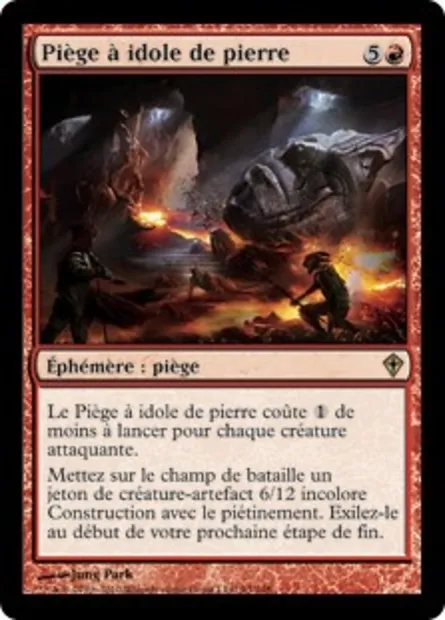 Piège à idole de pierre, carte Magic WWK 93 — extension Worldwake
