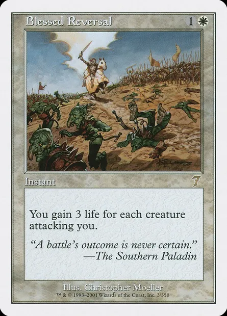 Blessed Reversal, Magic card 7ED 3 — Seventh Edition set