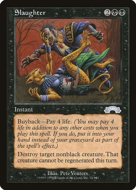 Tuerie, carte Magic EXO 74 — extension Exode