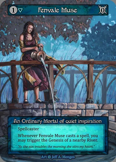 Fenvale Muse, carte Sorcery ALP 060 — extension Alpha