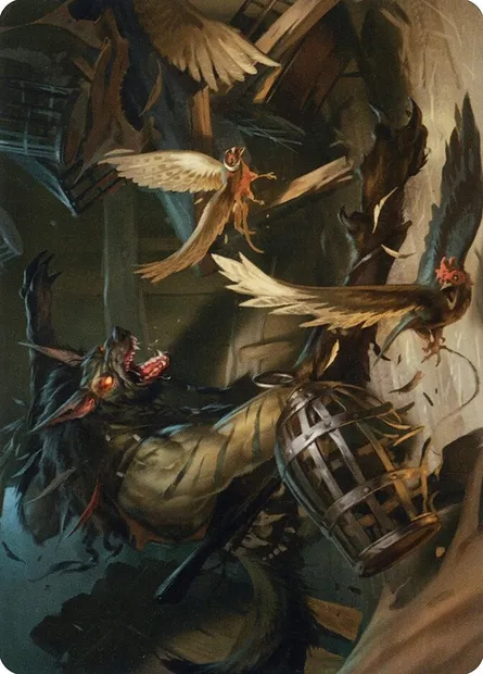 Wing Shredder // Wing Shredder, carte Magic AMID 55 — extension Midnight Hunt Art Series