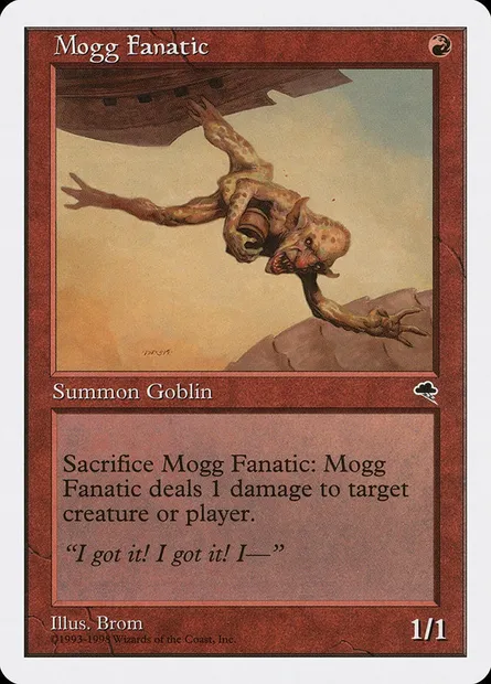 Mogg Fanatic, Magic card ATH 44 — Anthologies set