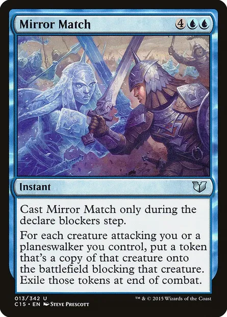 Mirror Match, Magic card C15 13 — Commander 2015 set