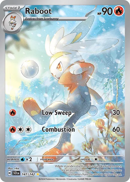 Raboot, Pokémon card SCR 147 — Stellar Crown set