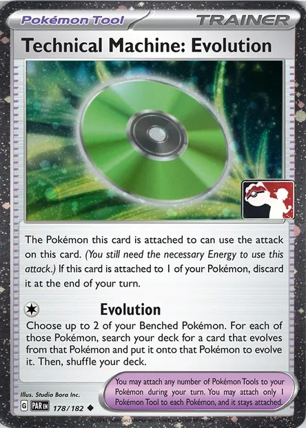 Capsule Technique : Évolution, carte Pokémon PPS 178 — extension Play! Pokémon Prize Pack Series