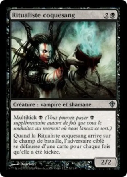 Ritualiste coquesang, carte Magic WWK 50 — extension Worldwake