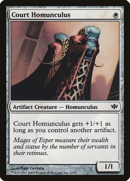 Court Homunculus, Magic card CON 6 — Conflux set