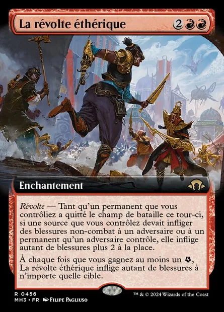 La révolte éthérique, carte Magic MH3 456 — extension Modern Horizons 3