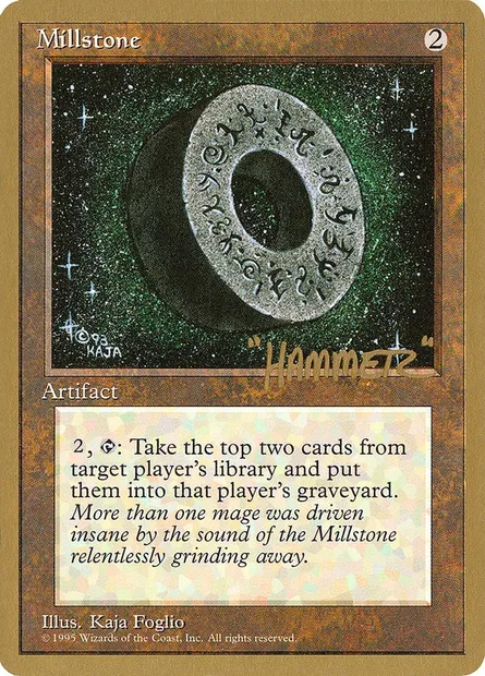 Millstone, Magic card PTC shr336 — Pro Tour Collector Set set