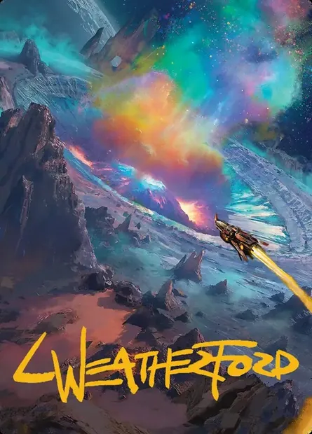 Meteor Crater // Meteor Crater, carte Magic AEOE 45 — extension Edge of Eternities Art Series
