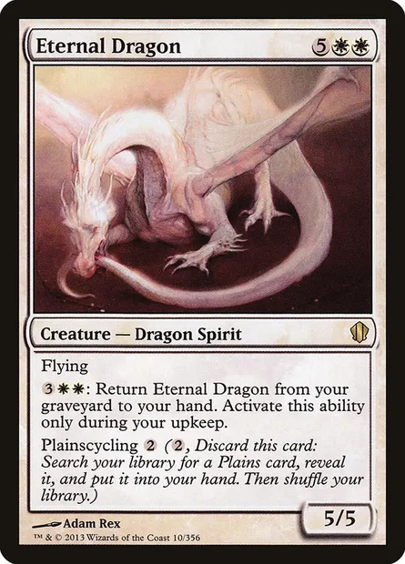 Eternal Dragon, Magic card C13 10 — Commander 2013 set