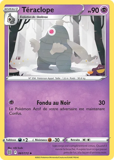 Téraclope, carte Pokémon BRS 061 — extension Stars Étincelantes