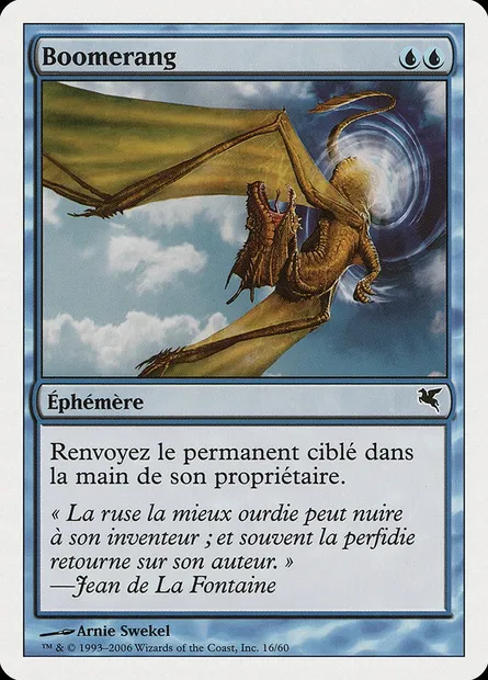 Boomerang, carte Magic PSAL H16 — extension Salvat 2005