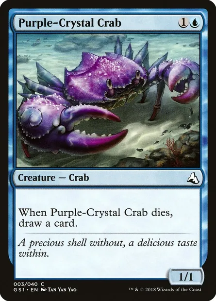 Purple-Crystal Crab, Magic card GS1 3 — Global Series Jiang Yanggu & Mu Yanling set