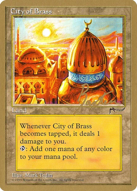 Cité d'airain, carte Magic PTC gb112 — extension Pro Tour Collector Set