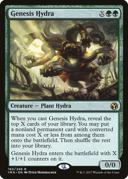 Genesis Hydra, Magic card IMA 163 — Iconic Masters set