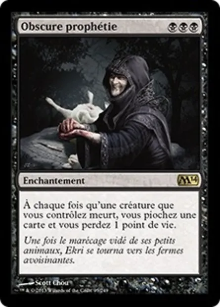 Obscure prophétie, carte Magic M14 93 — extension Magic 2014