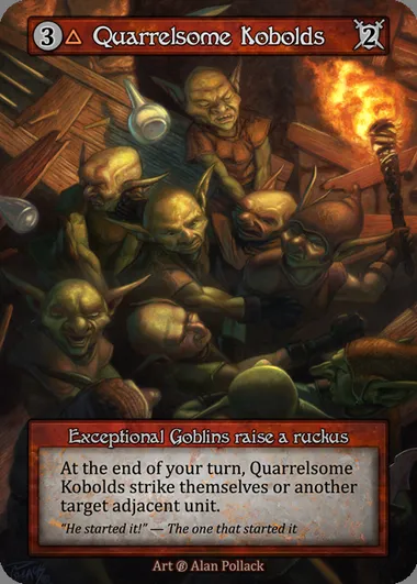 Quarrelsome Kobolds, Sorcery card BET 131 — Beta set