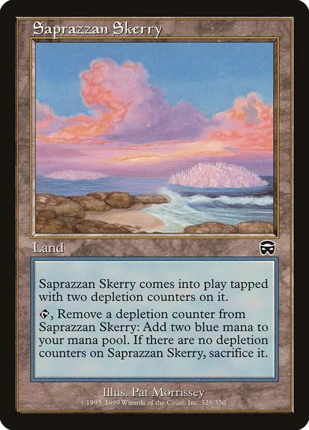 Saprazzan Skerry, Magic card MMQ 328 — Mercadian Masques set