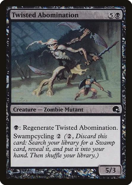 Abomination perverse, carte Magic PD3 4 — extension Premium Deck Series: Graveborn