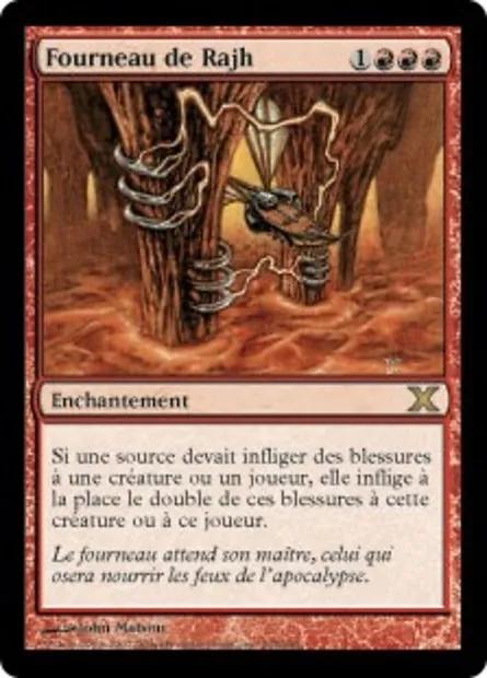 Fourneau de Rajh, carte Magic 10E 204 — extension Dixième édition