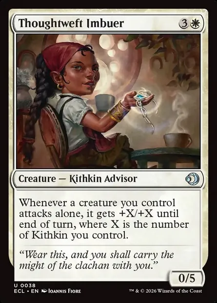 Thoughtweft Imbuer, Magic card ECL 38 — Lorwyn Eclipsed set