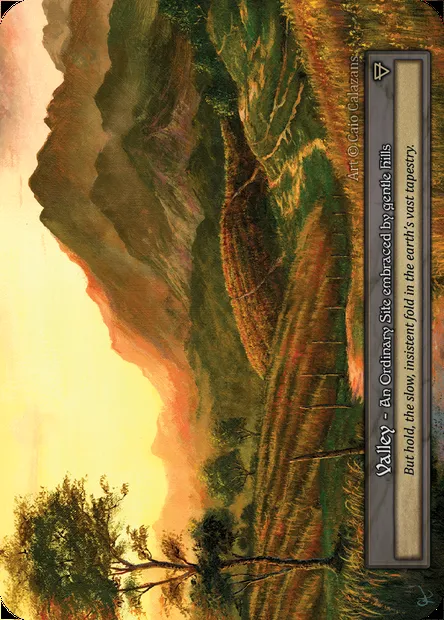 Valley, carte Sorcery GOT 442 — extension Gothic