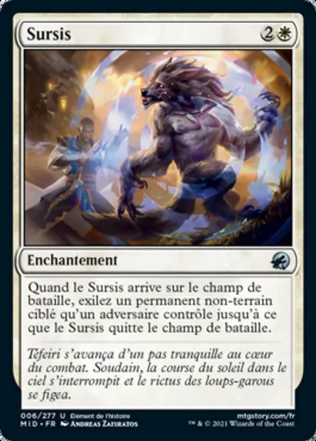 Sursis, carte Magic MID 6 — extension Innistrad : chasse de minuit