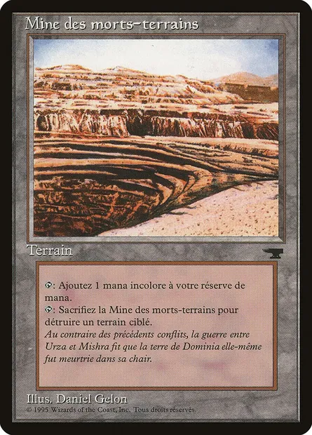 Strip Mine, Magic card REN 189 — Renaissance set