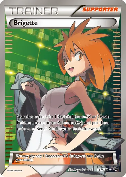 Brigette, Pokémon card BKT 161 — BREAKthrough set