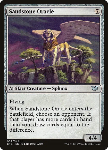 Sandstone Oracle, Magic card C15 52 — Commander 2015 set