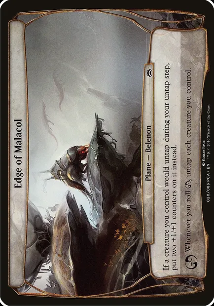 Frontière de Malacol, carte Magic OPCA 20 — extension Planechase Anthology Planes