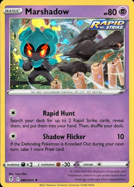 Marshadow, carte Pokémon TDX 080-4 — extension Theme Deck & Blisters Exclusives