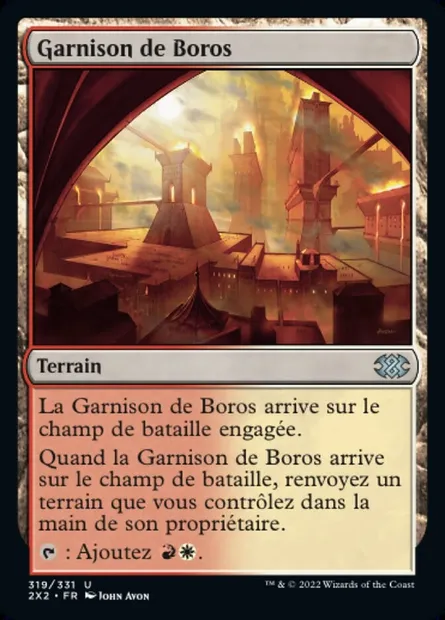 Garnison de Boros, carte Magic 2X2 319 — extension Double Masters 2022