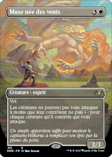 Muse née des vents, carte Magic DMR 415 — extension Dominaria Remastered