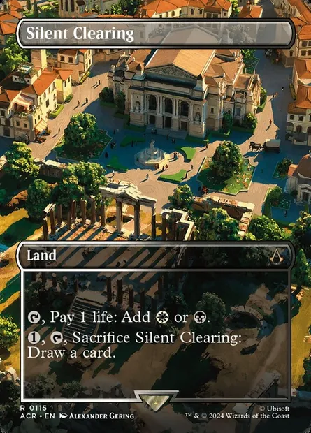 Silent Clearing, Magic card ACR 115 — Assassin's Creed set