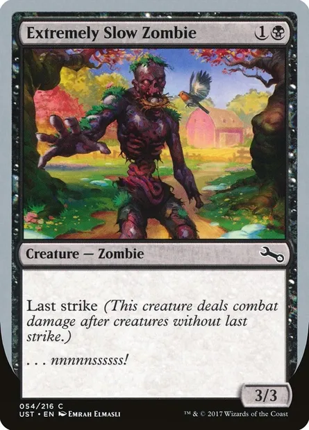 Extremely Slow Zombie, Magic card UST 54d — Unstable set