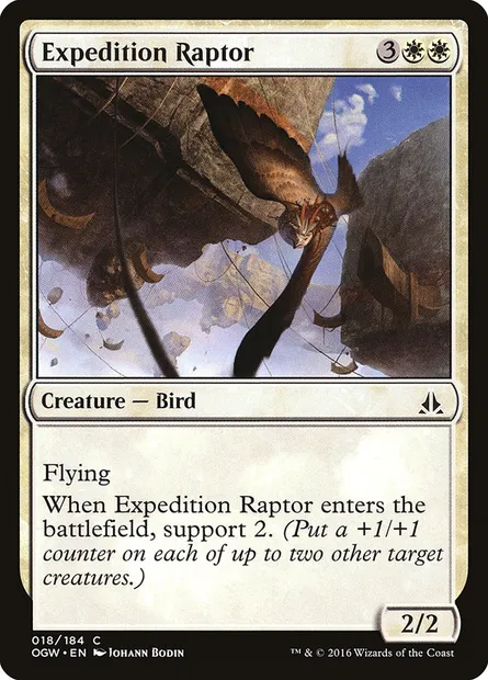 Expedition Raptor, Magic card OGW 18 — Oath of the Gatewatch set