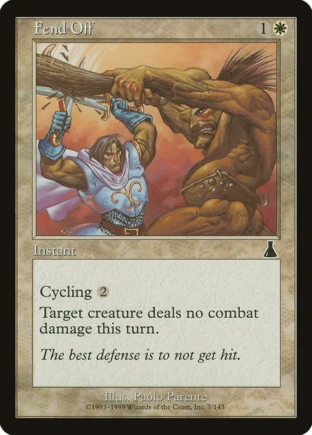 Fend Off, Magic card UDS 7 — Urza's Destiny set