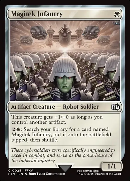 Magitek Infantry, Magic card FIN 25 — Final Fantasy set