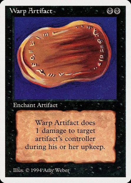 Warp Artifact, Magic card SUM 135 — Summer Magic / Edgar set