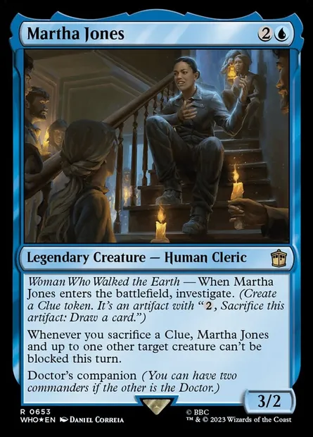Martha Jones, carte Magic WHO 653 — extension Doctor Who