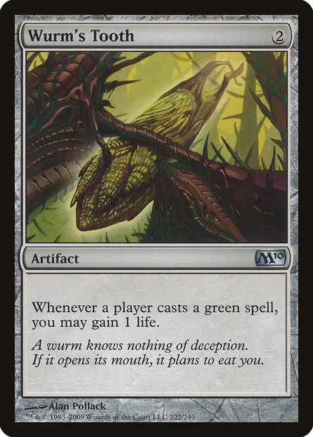 Wurm's Tooth, Magic card M10 222 — Magic 2010 set