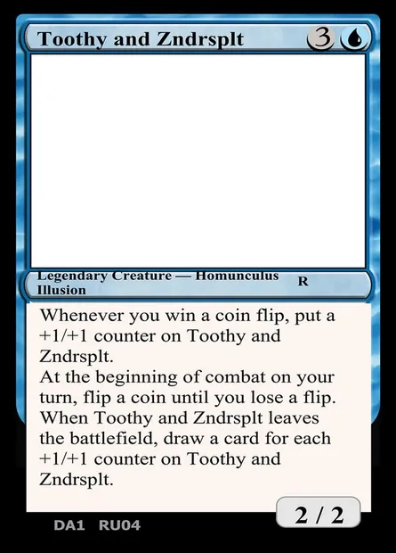 Toothy and Zndrsplt, carte Magic UNK RU04b — extension Unknown Event
