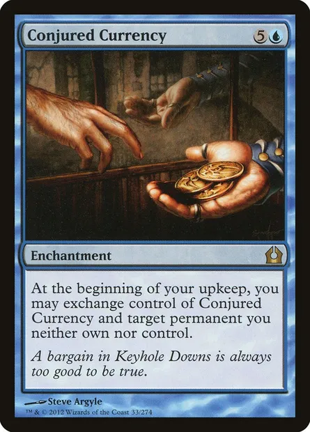 Conjured Currency, Magic card RTR 33 — Return to Ravnica set